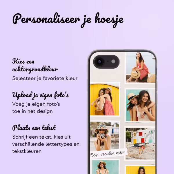 Hoesje met eigen foto en/of tekst Apple iPhone SE (2022 / 2020) / 8 / 7 - Filmrol nummer 3