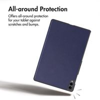 imoshion Trifold Book Case Samsung Galaxy Tab S11 / S12 Ultra - Dark Blue