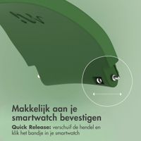 imoshion Flexibel Siliconen bandje - Universeel 20 mm aansluiting - Donkergroen