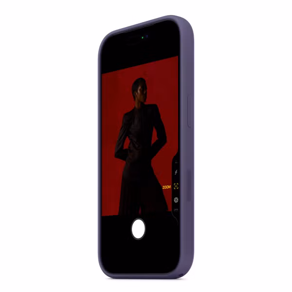 Apple Siliconenhoesje met MagSafe Apple iPhone 17 Pro Max - Purple Fog