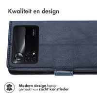 imoshion Luxe Bookcase Xiaomi Poco X4 Pro 5G - Donkerblauw