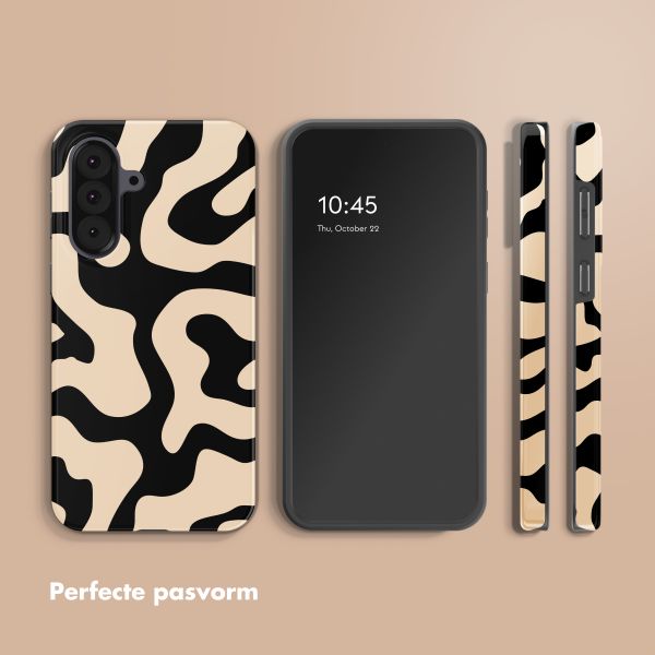 Selencia Vivid Backcover Samsung Galaxy A37 (5G) - Art Wave Black