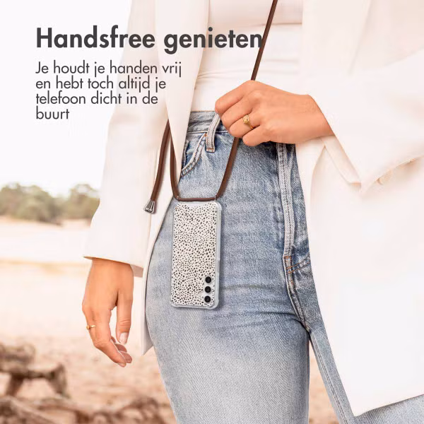 imoshion Design hoesje met koord Samsung Galaxy A15 (5G) - Desert Dots