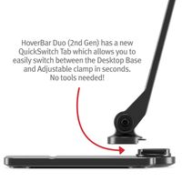 Twelve South HoverBar Duo 2e generatie - Tablet standaard - Verstelbaar - Zwart