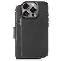 Decoded 2 in 1 Leather Detachable Wallet MagSafe Apple iPhone 16 Pro - Zwart