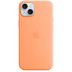 Apple Silicone Backcover MagSafe Apple iPhone 15 Plus - Orange Sorbet
