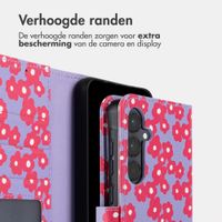 imoshion Design Bookcase Samsung Galaxy A55 - Dusty Rose Blossoms