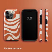 Selencia Vivid Tough Backcover iPhone 15 Pro - Dream Swirl Orange