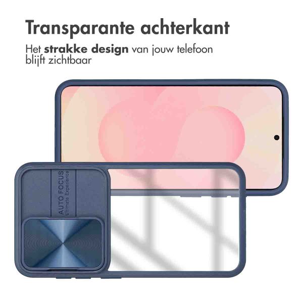 imoshion Camslider Backcover Samsung Galaxy S25 - Donkerblauw