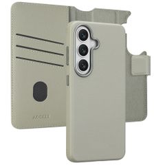 Accezz 2-in-1 Leather Bookcase with MagSafe Samsung Galaxy S26 - Light Grey