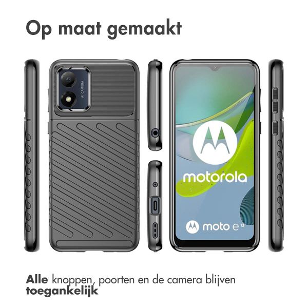 imoshion Thunder Backcover Motorola Moto E13 - Zwart