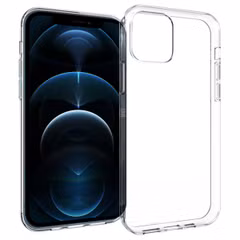 Accezz Clear Backcover Apple iPhone 12 (Pro) - Transparant