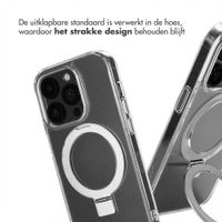 Accezz Ring Stand Backcover met MagSafe Apple iPhone 14 Pro - Transparant