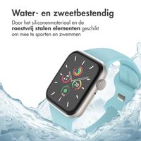 imoshion Siliconen⁺ bandje Apple Watch Series 1 t/m 9 / SE (38/40/41 mm) | Series 10 (42 mm) - Sapphire Blue - Maat S/M