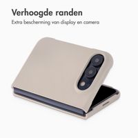 Accezz Liquid Silicone Backcover met MagSafe Apple iPhone Duo - Stone