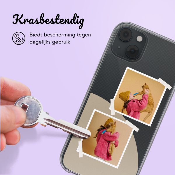 Gepersonaliseerd hoesje met filmrol N°2 iPhone 14 - Transparant