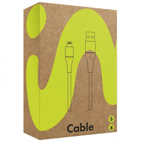 imoshion Lightning to USB cable - MFi certification - Braided textile - 3 metres - White