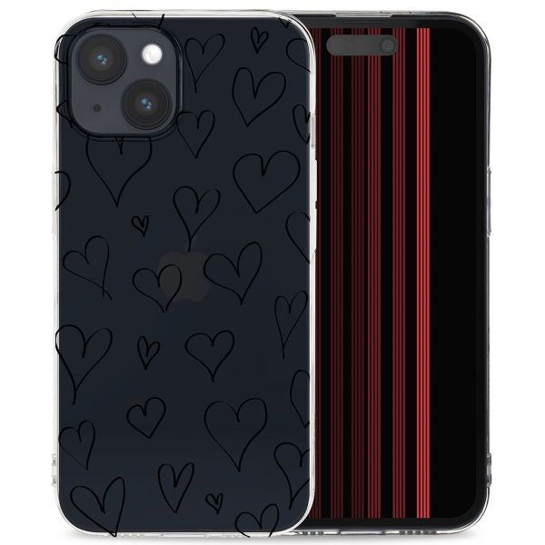 imoshion Design hoesje iPhone 15 - Hearts