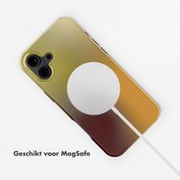 Selencia Vivid Backcover met MagSafe Apple iPhone 16 - Gradient Olive Dust