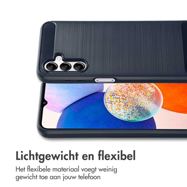 imoshion Brushed Backcover Samsung Galaxy A14 (5G/4G) - Donkerblauw