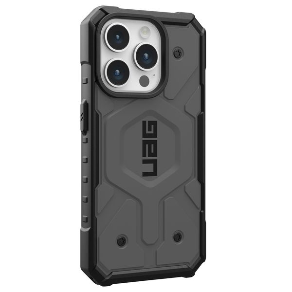 UAG Pathfinder Backcover MagSafe iPhone 15 Pro - Zilver