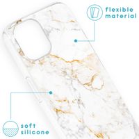 imoshion Design hoesje iPhone 13 - White Marble