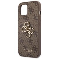 Guess 4G Metal Logo Backcover Apple iPhone 13 - Bruin