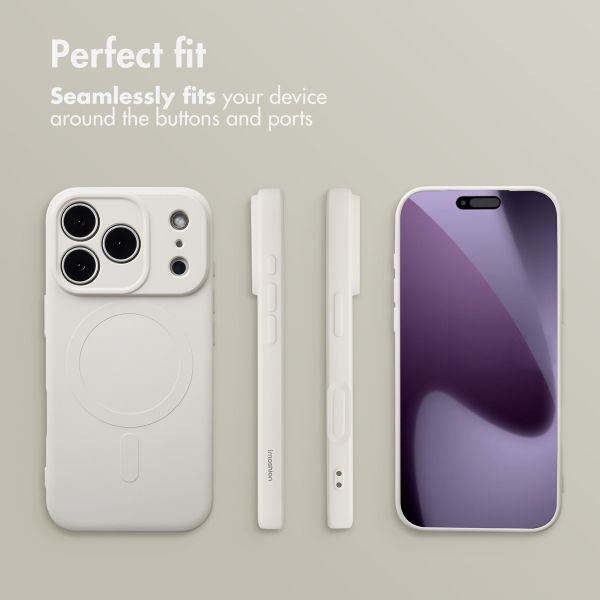 imoshion Colour Back Cover with MagSafe Apple iPhone 17 Pro Max - Beige