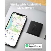 Eufy Smart Tracker Card - Bluetooth Tracker voor iOS - 1 pack - Zwart
