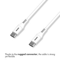 Accezz USB-C to USB-C Cable - 1 Metre - White