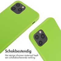 imoshion Siliconen hoesje met koord iPhone 12 (Pro) - Fluor Groen