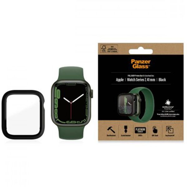 PanzerGlass Full Body Case Apple Watch Serie 7 - 41 mm - Zwart