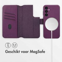 Accezz Leather Bookcase 2-in-1 met MagSafe Samsung Galaxy S24 Plus - Heath Purple