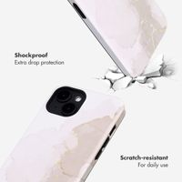 Selencia Vivid Back Cover with MagSafe Apple iPhone 14 - Marble Light Brown