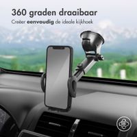 imoshion Telefoonhouder auto - Verstelbaar - Universeel - Carbon - Dashboard / Raam - Zwart