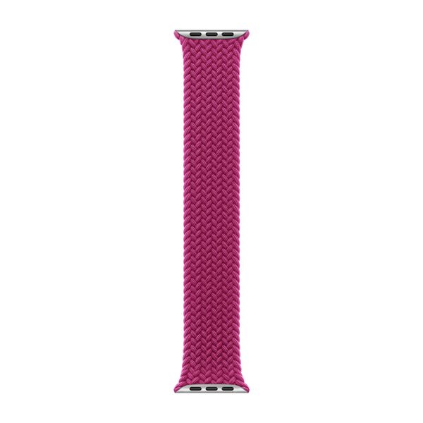 Apple Gevlochten solobandje Apple Watch | 38/40/41/42 mm - Maat 3 - Magenta