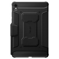 Spigen Rugged Armor Pro Bookcase Samsung Galaxy Tab S11 - Zwart