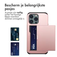 imoshion Backcover met pasjeshouder Apple iPhone 14 Pro - Rosé Goud