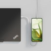 Zens Pro 2 USB-C Kabel met Draadloze Oplader voor telefoon / earbuds - MagSafe en Qi2 - Wit