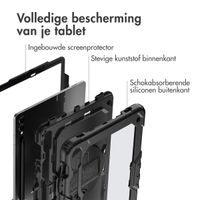 Accezz Rugged Backcover met schouderstrap Samsung Galaxy Tab S10 Plus / Tab S9 FE Plus / Tab S9 Plus - Zwart