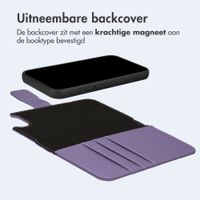 imoshion Uitneembare 2-in-1 Luxe Bookcase Apple iPhone 17e / 16e - Paars