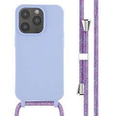 imoshion Silicone Case with Strap Apple iPhone 14 Pro - Purple