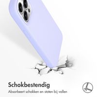 Accezz Liquid Silicone Backcover Apple iPhone 13 Pro - Paars