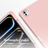 Accezz Smart Silicone Bookcase Apple iPad Pro 13 (2025) M5 / (2024) M4 - Roze