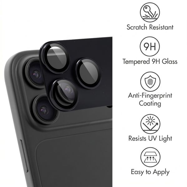 imoshion Camera Protector Glass 2-pack Apple iPhone 18 Pro Max / 17 Pro Max - Black