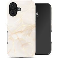 Selencia Vivid Back Cover Apple iPhone 17 - Golden Beige Marble
