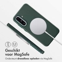 Accezz MagSafe Leather Backcover Samsung Galaxy A36 / A56 - Cedar Green