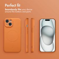 imoshion Colour Back Cover with MagSafe Apple iPhone 15 - Orange