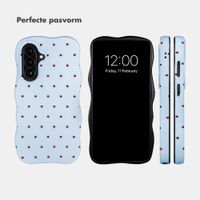 Selencia Vivid Wavy Backcover met MagSafe Samsung Galaxy A37 (5G) - Happy Dots Digital Sky