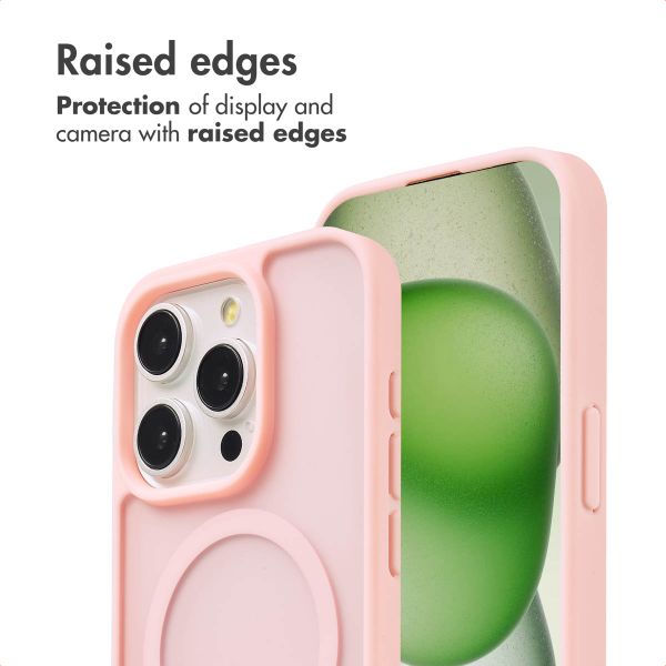 imoshion Colour Guard Back Cover with MagSafe Apple iPhone 15 Pro - Light Pink